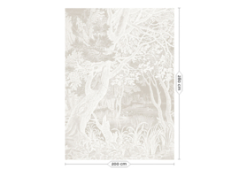 Kek Book III wp-761 Engraved Landscapes 200cm breed x 280cm hoog