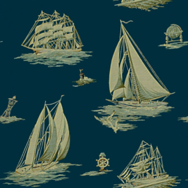 Ralph Lauren Coastal Papers PRL5024/03 Down Easter Boats