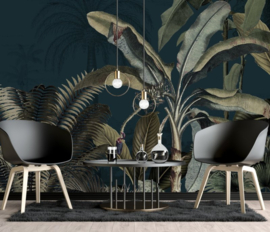 Annet Weelink Dreamy Jungle Dark Mural (met gratis lijm!)