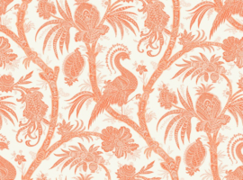 Hookedonwalls Scalamandré JV26043 Balinese Peacock (met gratis lijm!)