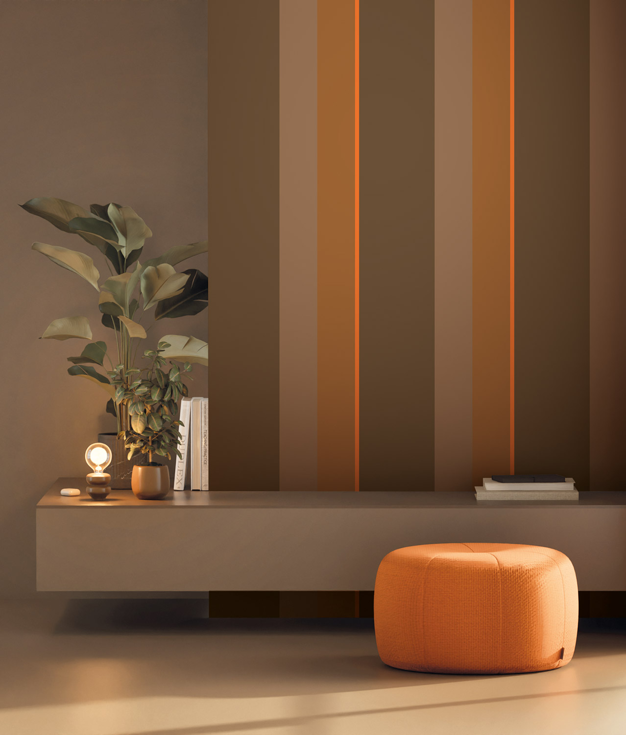 Kek Amsterdam Frans Uyterlinde Bold Stripes FU-004 (met gratis lijm!)