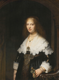 Dutch Painted Memories 8029 Portrait of a woman Rembrandt van Rijn