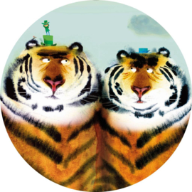 Kek Wonderwalls behangcirkel Two Tigers CK-041