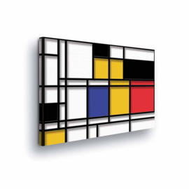 Canvasdoek Mondriaan