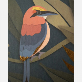 Studio Ditte Vogel behang blauw & goud (met gratis lijm!)