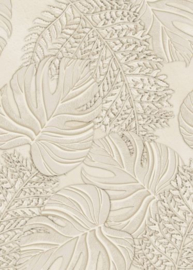 Behangexpresse Dreaming of Nature INK7739 Sculpted Leaves Sand