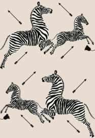 Hookedonwalls Scalamandré JV26003 Zebras (met gratis lijm!)