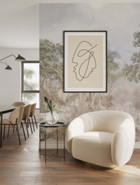 Annet Weelink Romantic Garden Color Mural (met gratis lijm!)