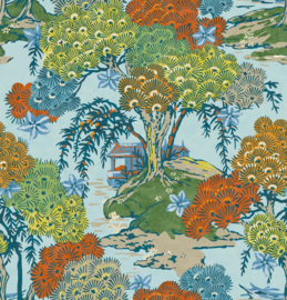 Hookedonwalls Scalamandré JV26033 Sea of Trees (met gratis lijm!)