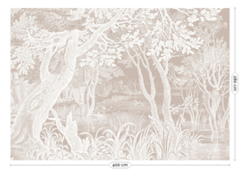 Kek Book III wp-769 Engraved Landscapes 400cm breed x 280cm hoog