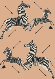 Hookedonwalls Scalamandré JV26007 Zebras (met gratis lijm!)