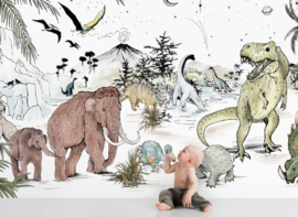Annet Weelink Prehistoric Mural