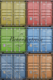 Fotobehang ColorChoc INK 6051 Zeecontainers