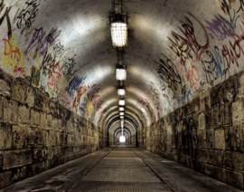 Galerie Wallcoverings Grunge G45281 fotowand Tunnel