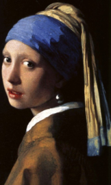 Fotobehang Meisje met de parel (Johannes Vermeer)