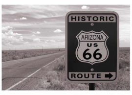 Fotobehang Route 66