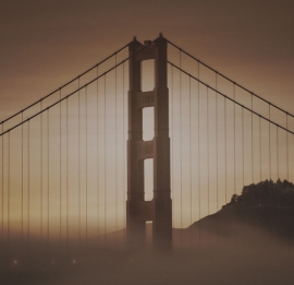 Fotobehang City Love CL40C San Francisco Golden Gate Bridge
