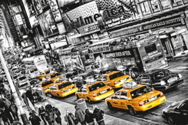 Fotobehang Idealdecor 00696 New York Cab