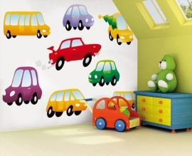 Little Ones fotobehang 418008 Dinky Cars