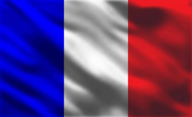 Fotobehang vlag Frankrijk
