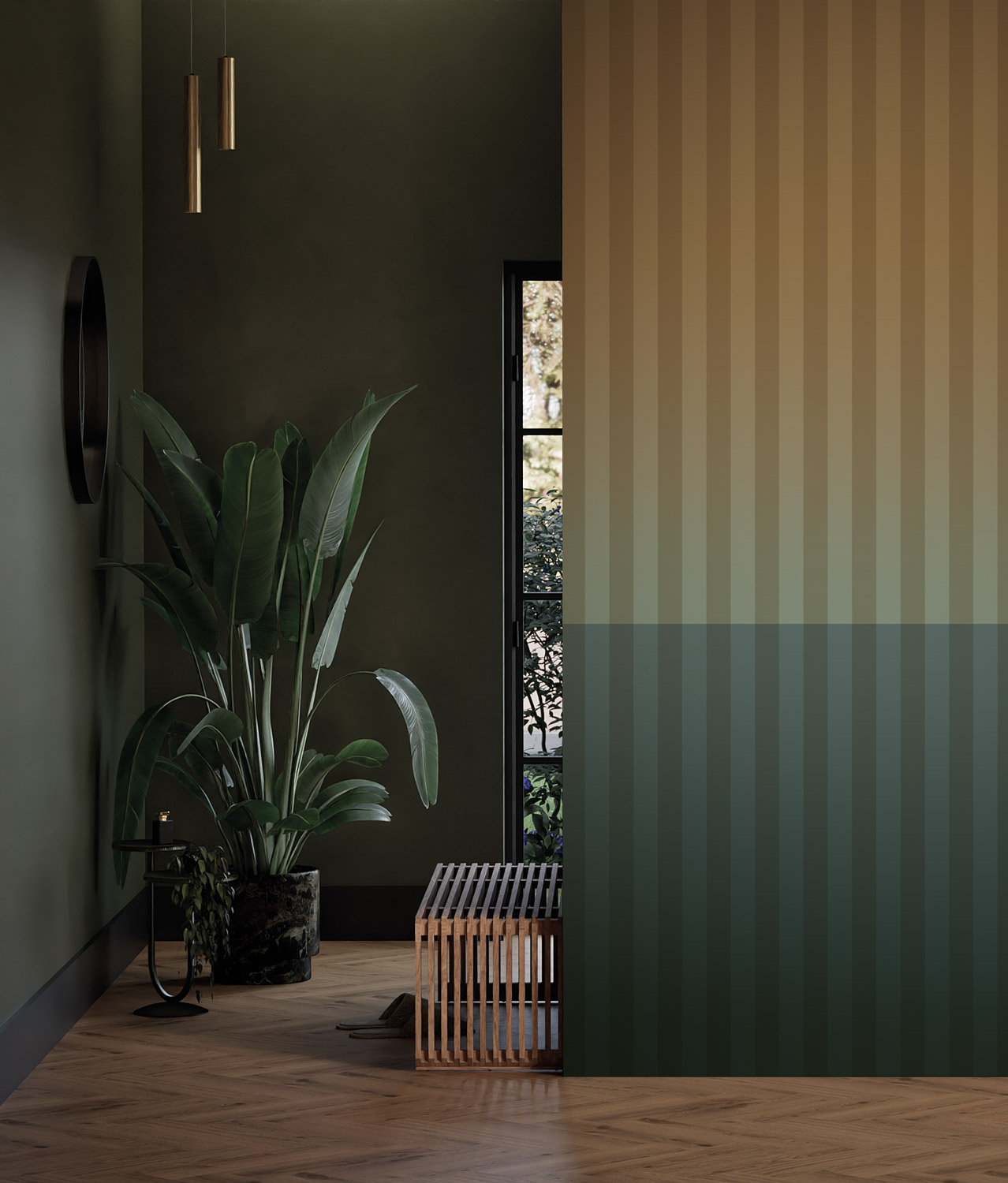 Kek Amsterdam Frans Uyterlinde Gradient Stripes FU-017 (met gratis lijm!)