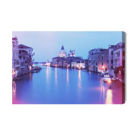 Canvasdoek Venice In The Evening