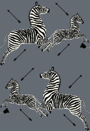 Hookedonwalls Scalamandré JV26005 Zebras (met gratis lijm!)