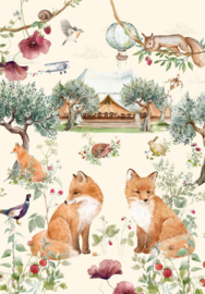 Creative Lab Party Fox 194.8cm x 280cm hoog (met gratis lijm!)