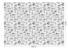 Kek Book V wp-806 Dandy Fish 389,6cm breed x 280cm hoog (met gratis lijm!)