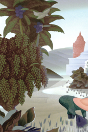 Arte Panoramique Hills of Sapa 97591 Dawn (met gratis lijm!)