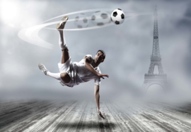 Fotobehang Voetbalspeler Parijs