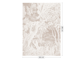 Kek Book III wp-763 Engraved Landscapes 200cm breed x 280cm hoog