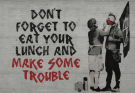 Fotobehang Banksy Graffiti
