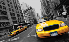 Fotobehang New York Yellow Cab