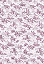 Creative Lab Chinoiserie Purple 194.8cm x 280cm hoog (met gratis lijm!)