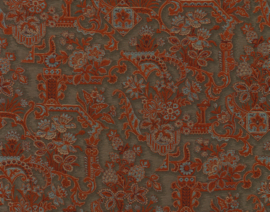 Arte Les Tapisseries Brocade 97840 Vermilon (met gratis lijm!)