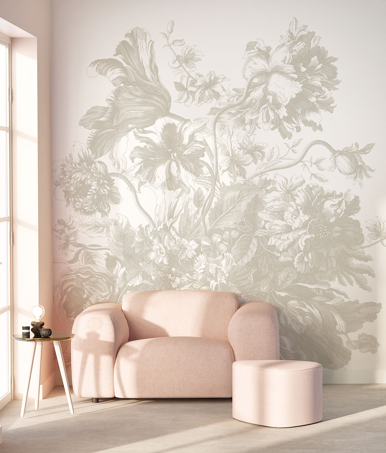 Kek Amsterdam Frans Uyterlinde Engraved Flowers FU-048 (met gratis lijm!)