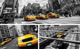 Fotobehang New York Yellow Cab