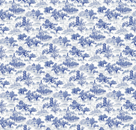 Creative Lab Chinoiserie Blue 292,2cm x 280cm hoog (met gratis lijm!)