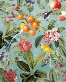 Komar LJX4-018 Birds and Berries 200cm x 250cm hoog