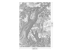 Kek Book V wp-615 Engraved Landscapes 194,8cm breed x 280cm hoog (met gratis lijm!)