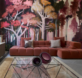 Arte Alaya 11530 Banyan Red Blossom 480cm x 300cm hoog (met gratis lijm)