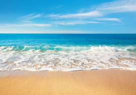 Fotobehang Zonnig strand