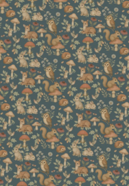 Creative Lab Tiny Forest Blue 194.8cm x 280cm hoog (met gratis lijm!)