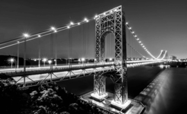 Fotobehang Brooklyn Bridge Skyline