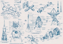 Komar Into Adventure IAX8-0016 Spacecraft Architecture 400cm x 280cm hoog