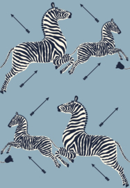 Hookedonwalls Scalamandré JV26004 Zebras (met gratis lijm!)