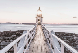 Fotobehang Lighthouse Coastal Ocean