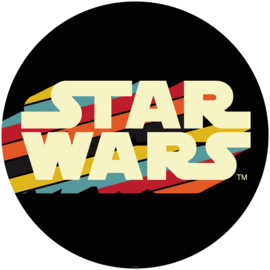 Komar Into Adventure DD1-030 Star Wars Typeface cirkel zelfklevend 125cm