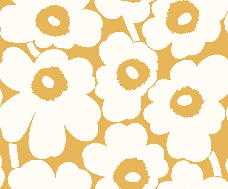 Marimekko 07 Unikko 25906 metallic (met gratis lijm!)